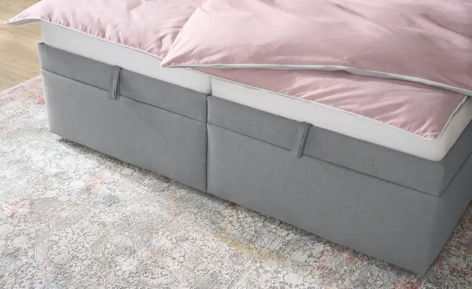 Polsterbett mit Stauraum, Detailansicht