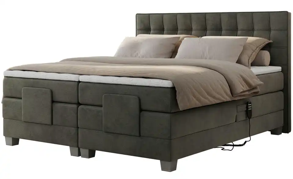 Motor Boxspringbett mit Bettkasten, Perspektive