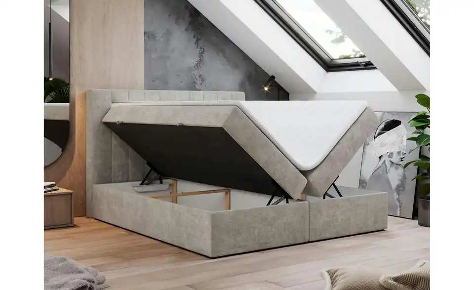 Boxbett mit Bettkasten, Funktionsansicht