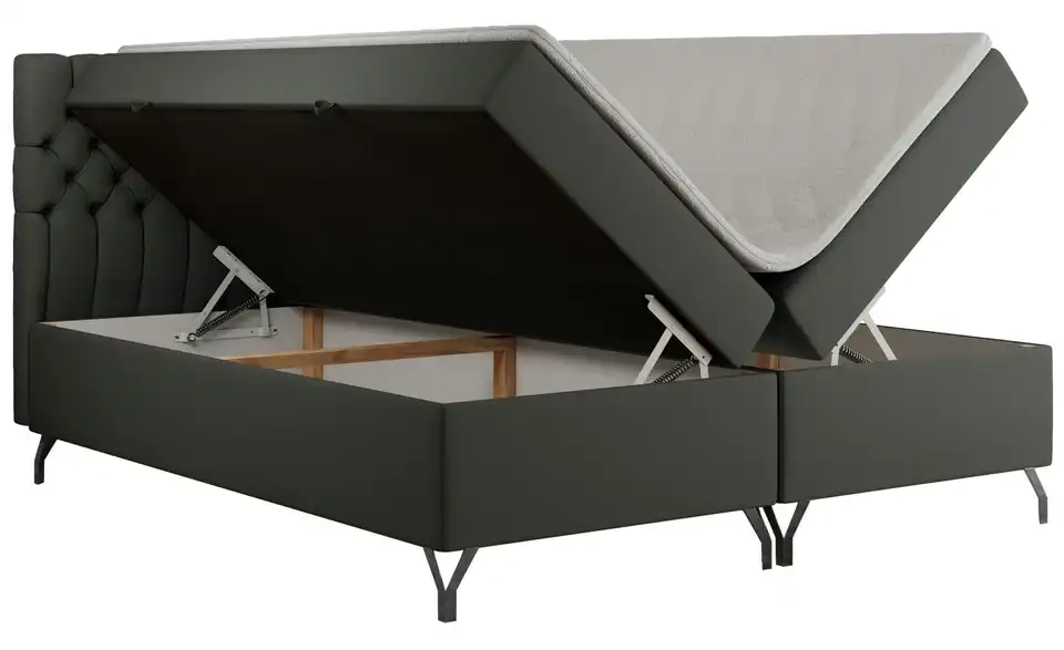 Boxbett mit Bettkasten, Detailansicht