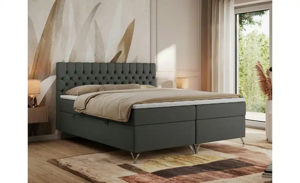 Boxbett mit Bettkasten, in Wohnsituation