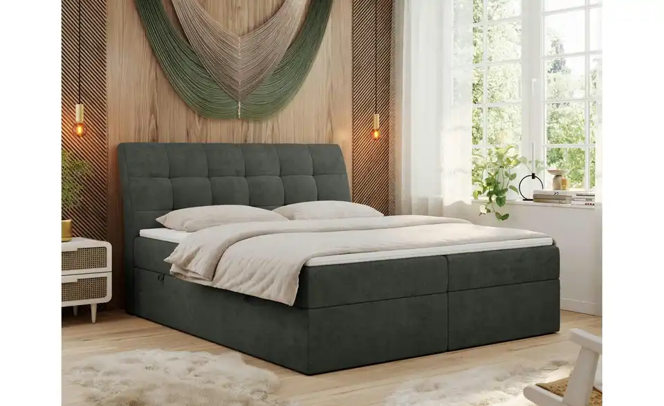 Boxbett mit Bettkasten, in Wohnsituation