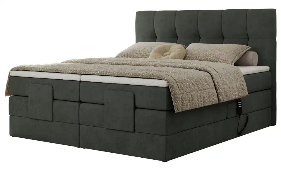 Motor Boxspringbett mit Bettkasten, Perspektive