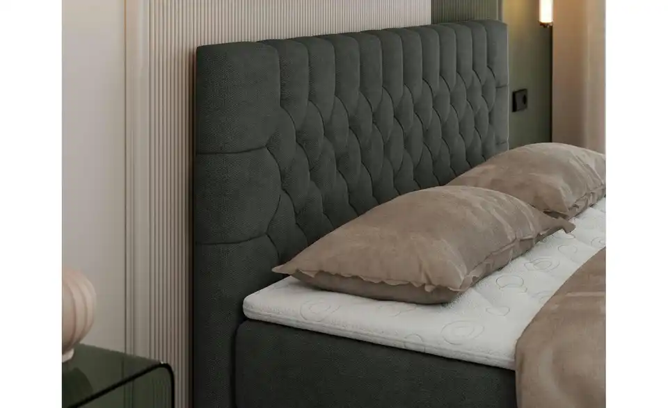 Boxbett mit Bettkasten, in Wohnsituation