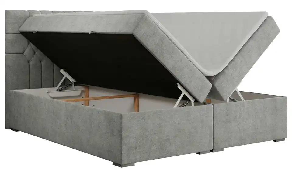 Boxbett mit Bettkasten, Detailansicht