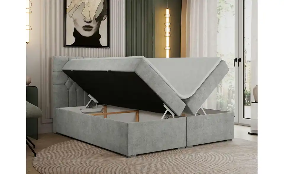 Boxbett mit Bettkasten, Funktionsansicht