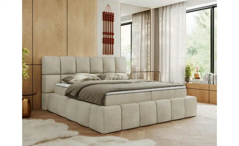 Boxbett mit Bettkasten, in Wohnsituation