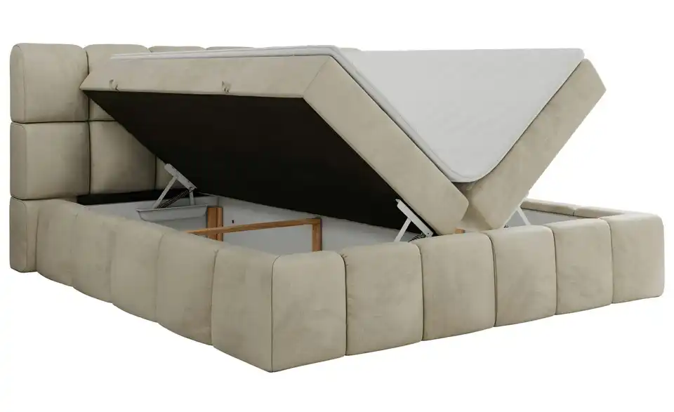 Boxbett mit Bettkasten, Detailansicht