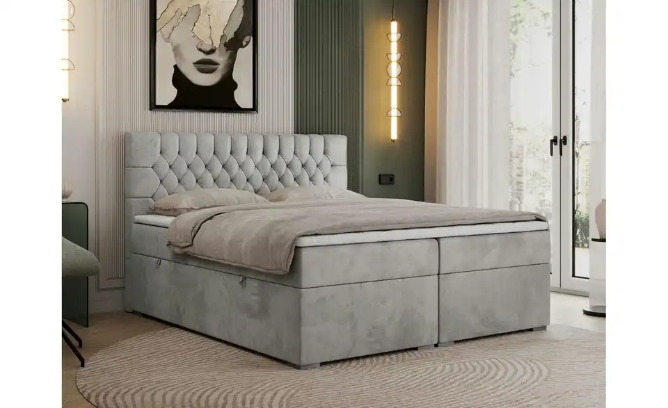 Boxbett mit Bettkasten, in Wohnsituation