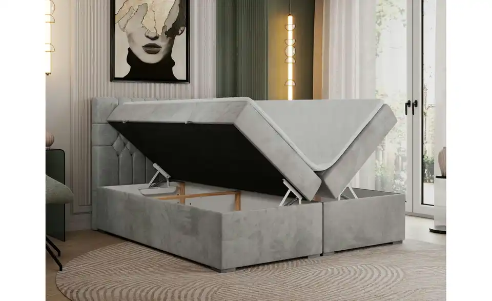 Boxbett mit Bettkasten, Funktionsansicht