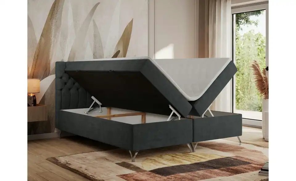 Boxbett mit Bettkasten, Funktionsansicht