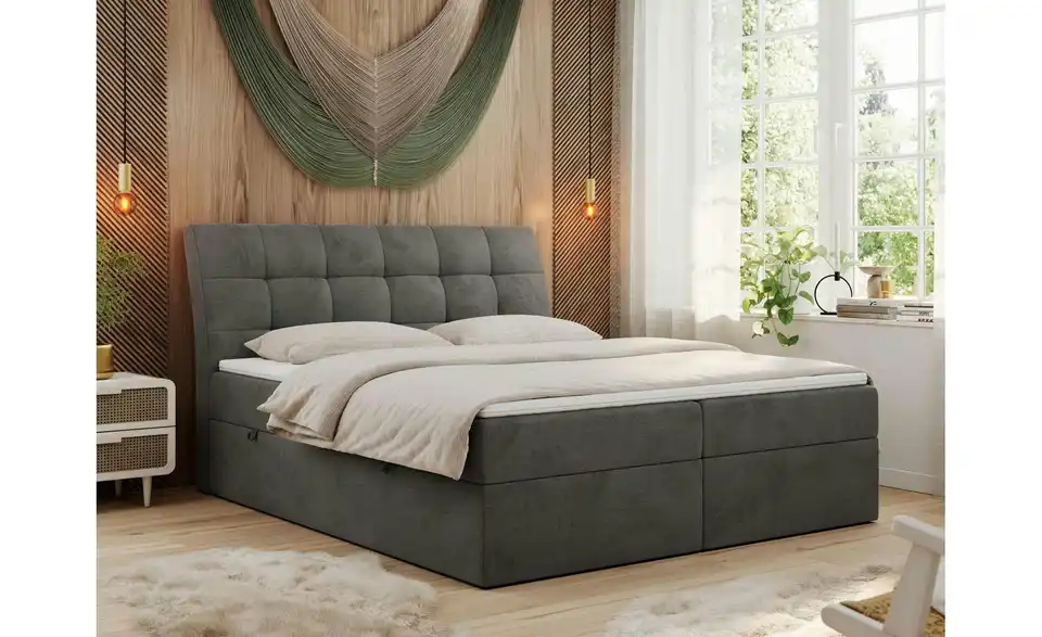 Boxbett mit Bettkasten, in Wohnsituation