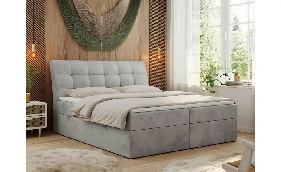 Boxbett mit Bettkasten, in Wohnsituation