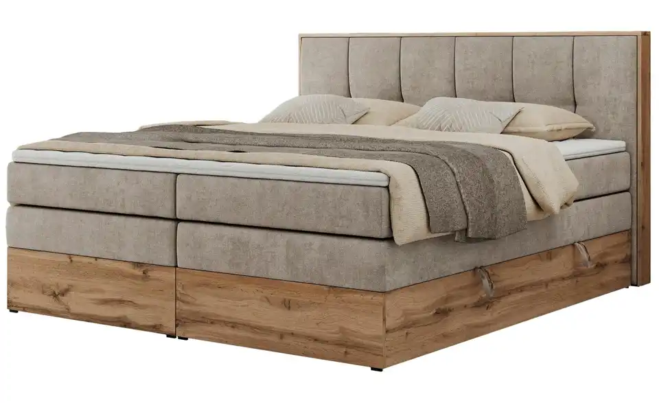 Boxspringbett mit Bettkasten, Perspektive
