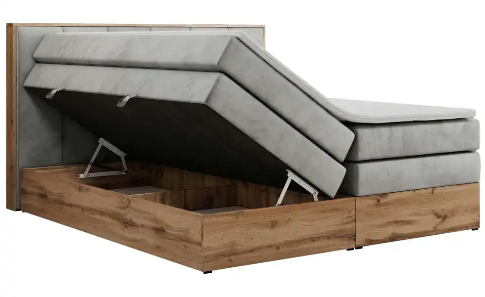 Boxspringbett mit Bettkasten, Detailansicht