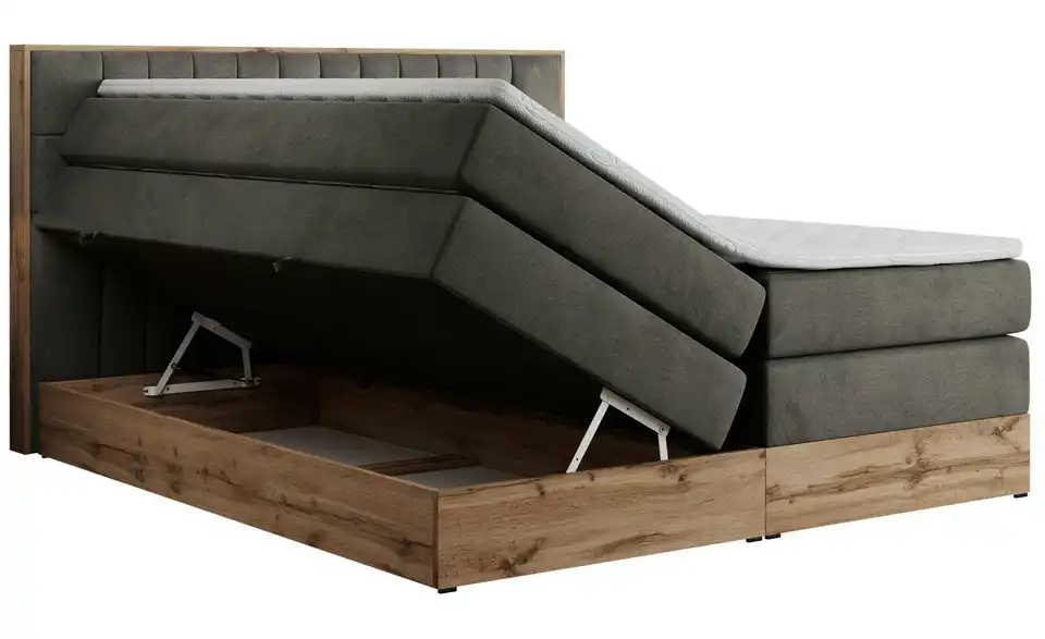 Boxspringbett mit Bettkasten, Detailansicht