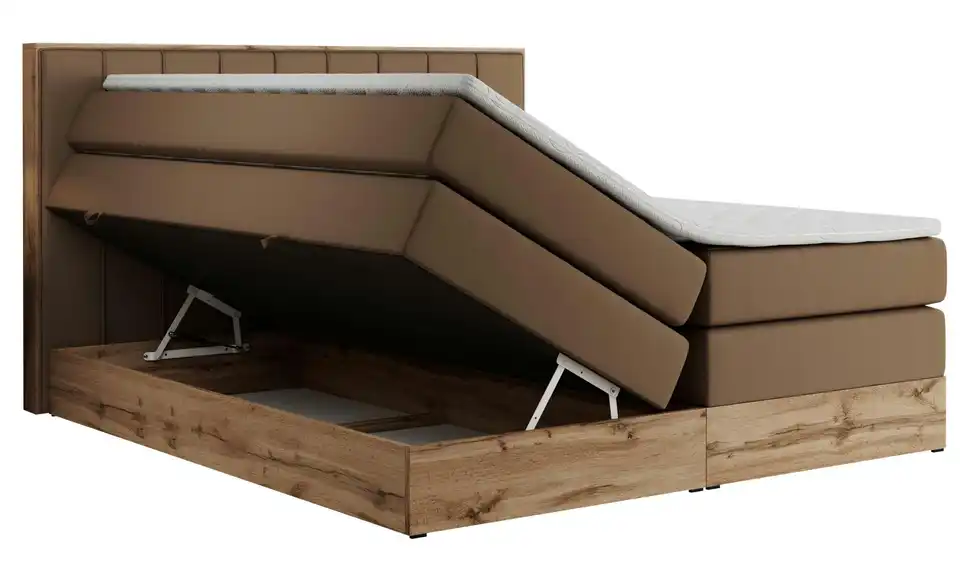 Boxspringbett mit Bettkasten, Detailansicht