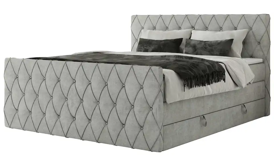 Boxspringbett mit Bettkasten, Perspektive
