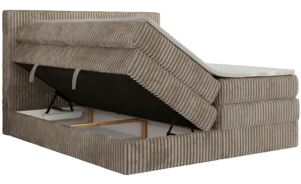 Boxspringbett mit Bettkasten, Detailansicht