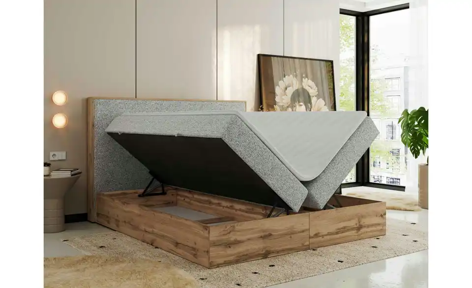 Boxbett mit Bettkasten, Funktionsansicht