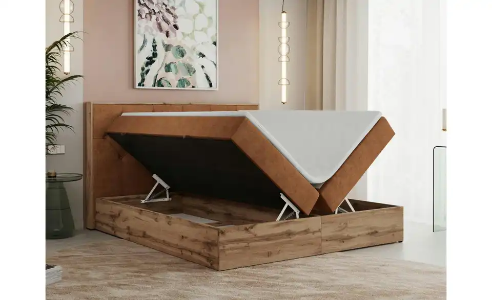 Boxbett mit Bettkasten, Funktionsansicht