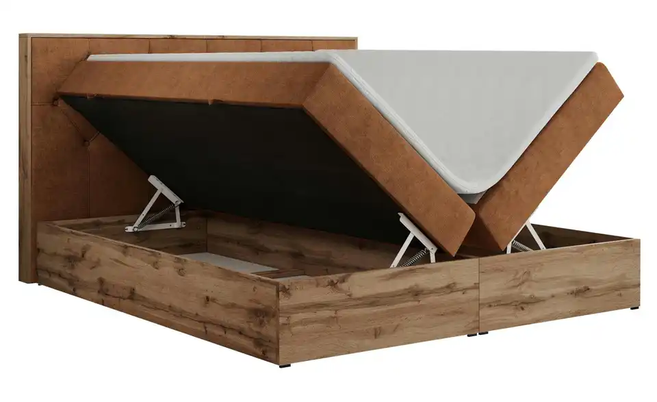 Boxbett mit Bettkasten, Detailansicht