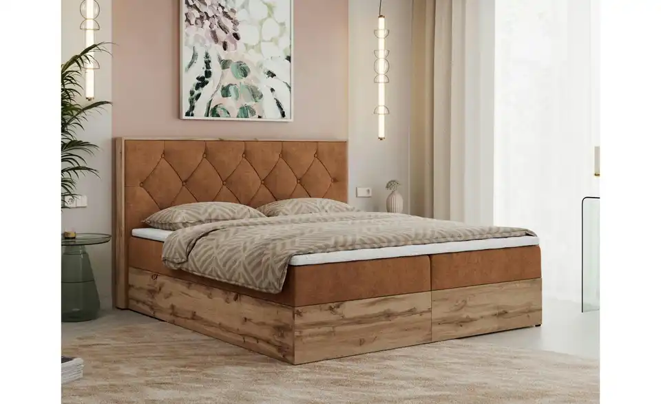 Boxbett mit Bettkasten, in Wohnsituation