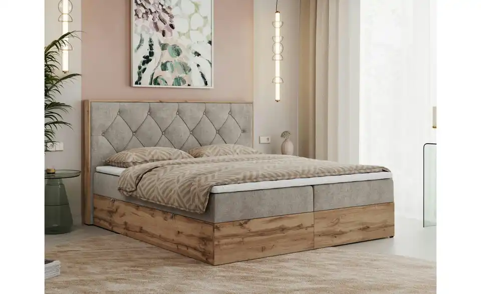 Boxbett mit Bettkasten, in Wohnsituation