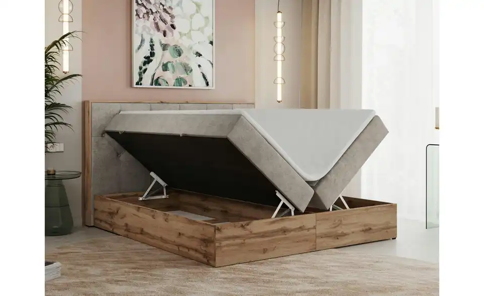 Boxbett mit Bettkasten, Funktionsansicht