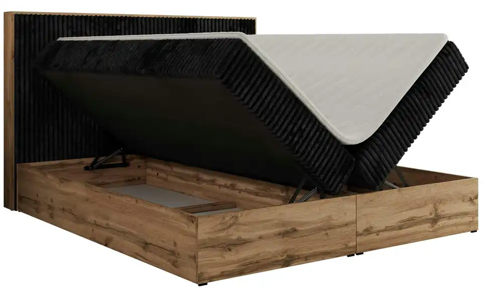 Boxbett mit Bettkasten, Detailansicht