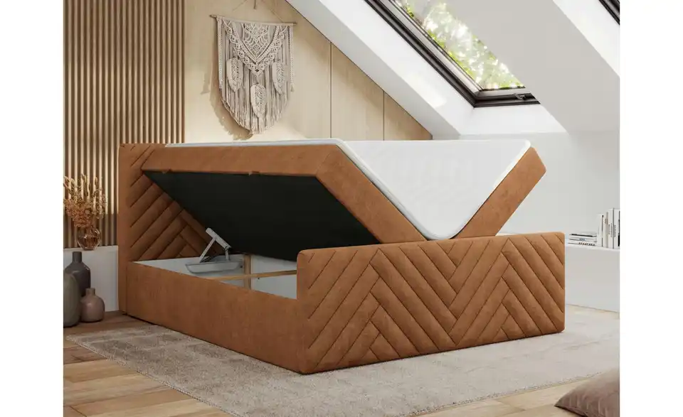 Boxbett mit Bettkasten, Funktionsansicht