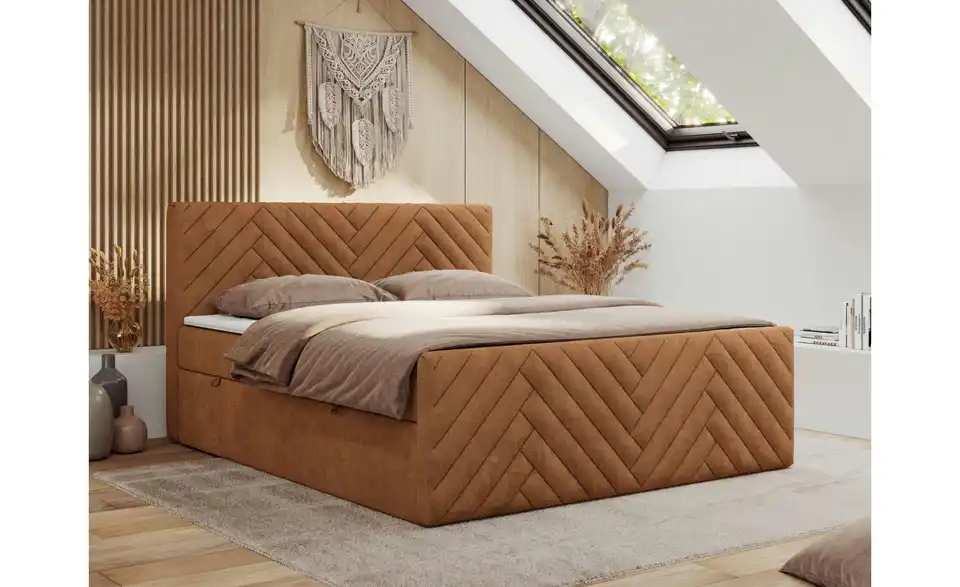 Boxbett mit Bettkasten, in Wohnsituation