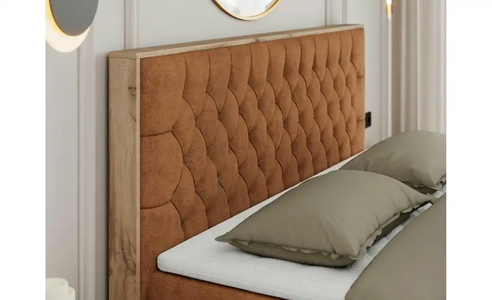 Boxbett mit Bettkasten, in Wohnsituation