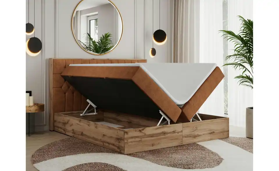 Boxbett mit Bettkasten, Funktionsansicht