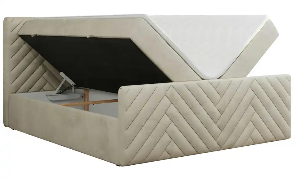 Boxbett mit Bettkasten, Detailansicht