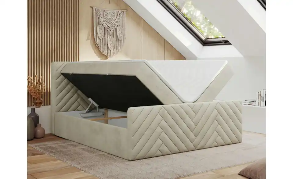 Boxbett mit Bettkasten, Funktionsansicht