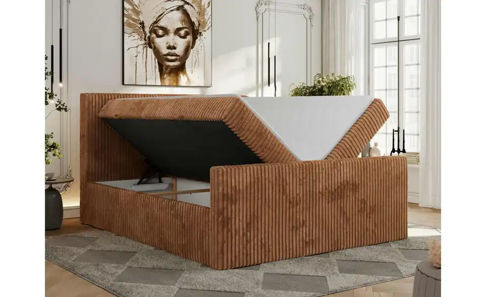 Boxbett mit Bettkasten, Funktionsansicht