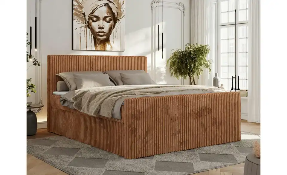 Boxbett mit Bettkasten, in Wohnsituation