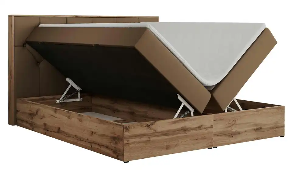 Boxbett mit Bettkasten, Detailansicht
