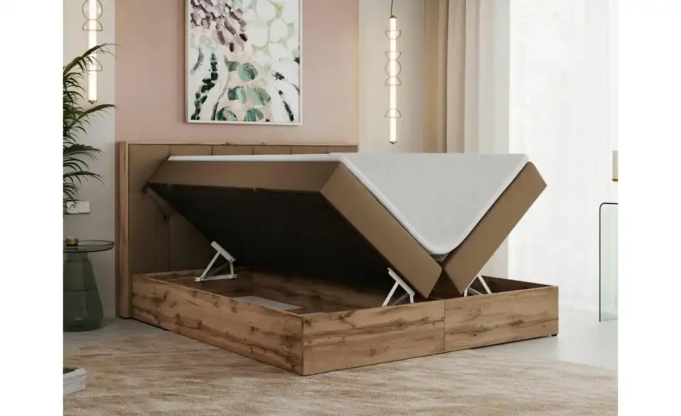 Boxbett mit Bettkasten, Funktionsansicht