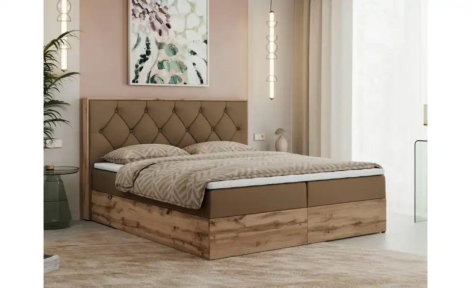 Boxbett mit Bettkasten, in Wohnsituation