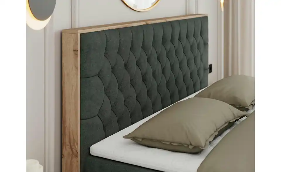 Boxbett mit Bettkasten, in Wohnsituation