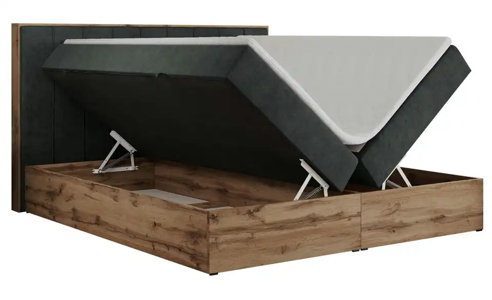 Boxbett mit Bettkasten, Detailansicht