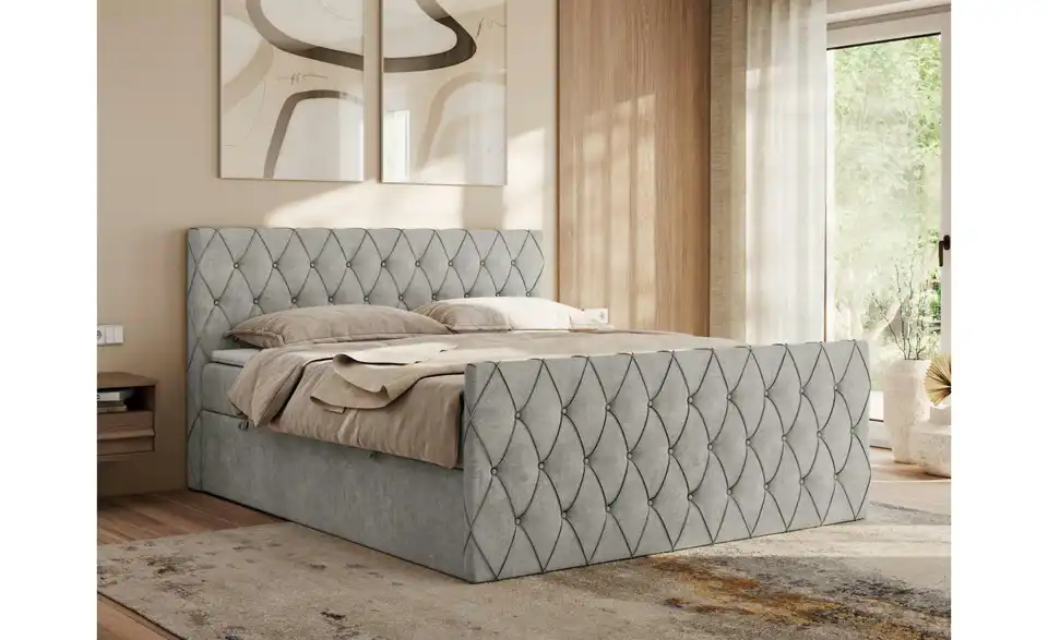 Boxbett mit Bettkasten, in Wohnsituation