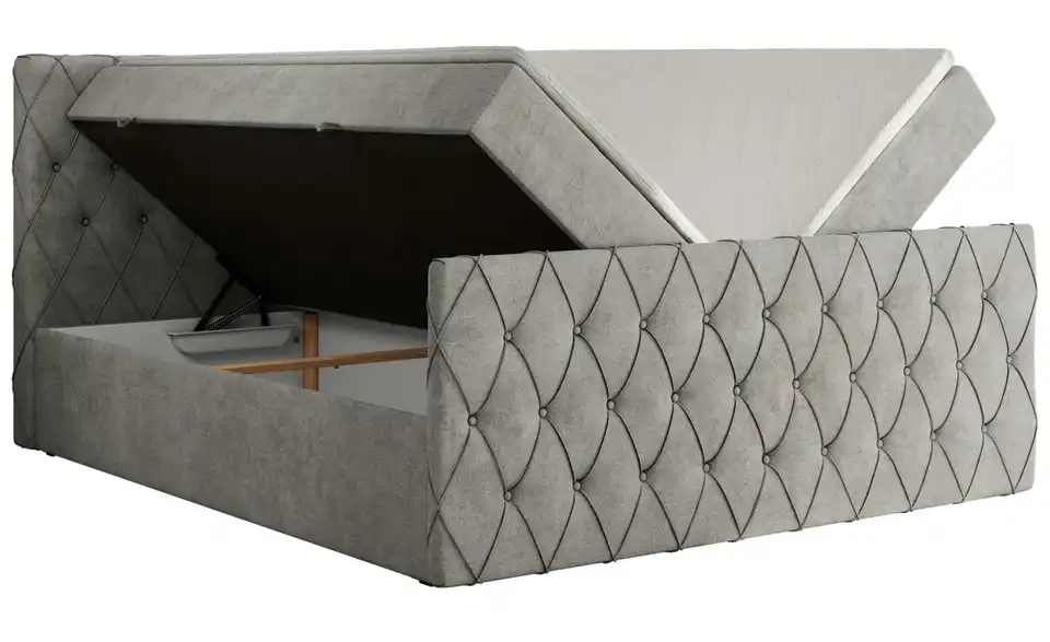 Boxbett mit Bettkasten, Detailansicht