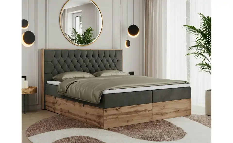 Boxbett mit Bettkasten, in Wohnsituation