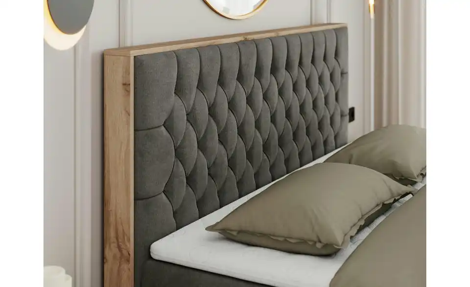 Boxbett mit Bettkasten, in Wohnsituation