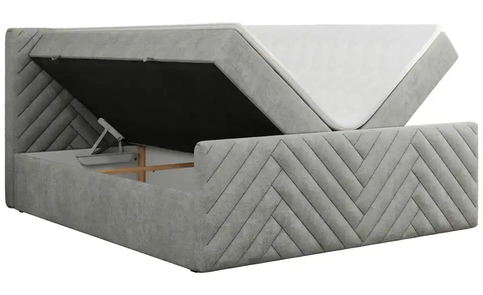 Boxbett mit Bettkasten, Detailansicht