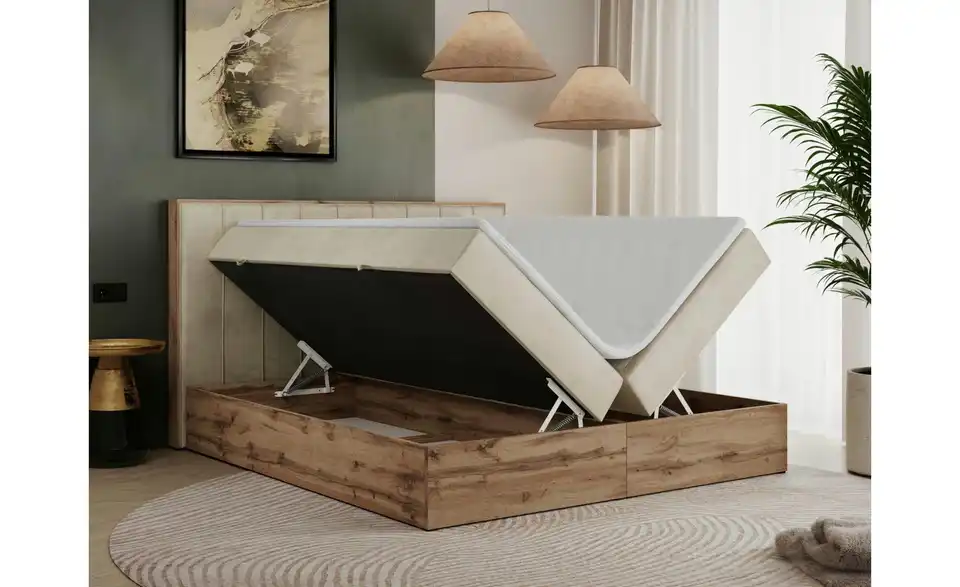 Boxbett mit Bettkasten, Funktionsansicht