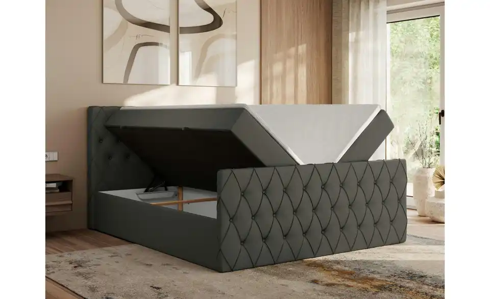 Boxbett mit Bettkasten, Funktionsansicht